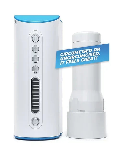 Autoblow AI Ultra Machine - Advanced Male Stroker in White - Lady Maven - Maison du Maven