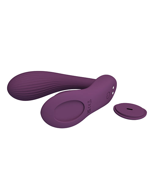 Pretty Love Klay App-Enabled Thrusting Hands-Free Vibrator - Purple