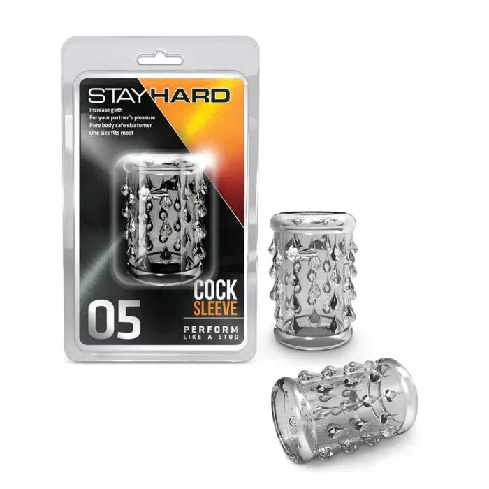 Blush Stay Hard Cock Sleeve 05 - Clear - Lady Maven - Maison du Maven