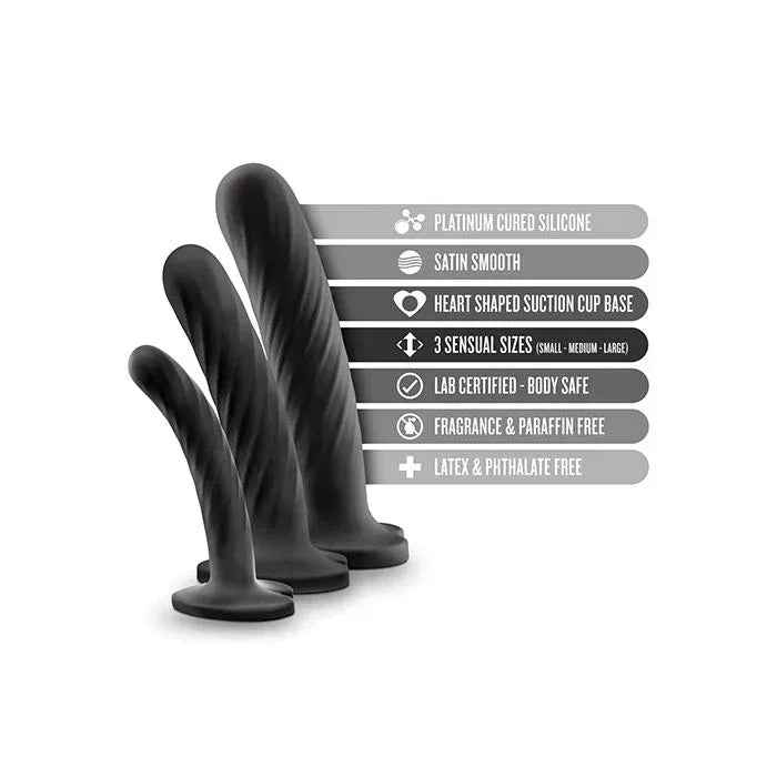 Blush Temptasia Twist Kit - Black Set of 3 - Lady Maven - Maison du Maven