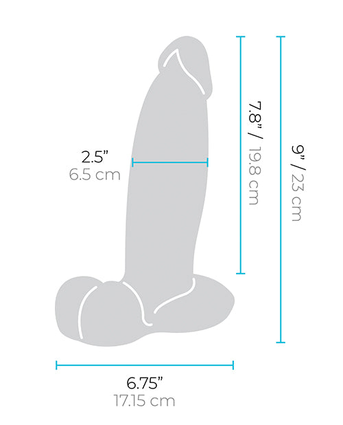 b-Vibe Slipskin 9" Girthy - Mocha - Lady Maven - Maison du Maven