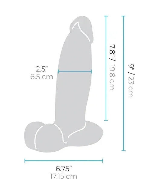 b-Vibe Slipskin 9" Girthy - Mocha - Lady Maven - Maison du Maven