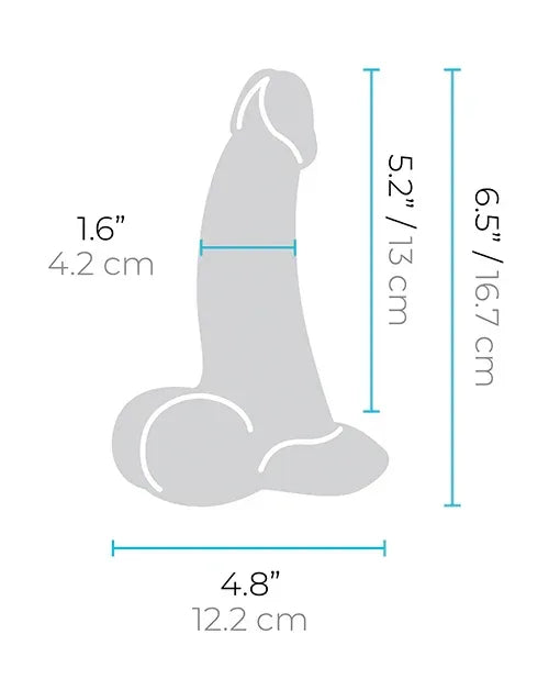 b-Vibe Slipskin 6.5" Curvy - Cream - Lady Maven - Maison du Maven