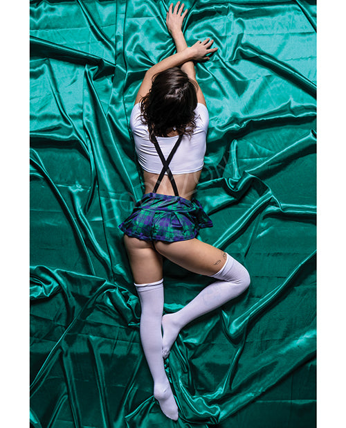 Role Play Sultry School Babe 6 pc Set Green M/L - Lady Maven - Maison du Maven