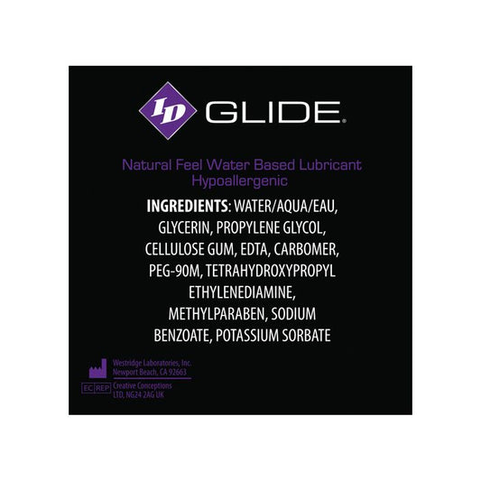 ID Glide Water Based Lubricant - 12 ml Tube - Lady Maven - Maison du Maven