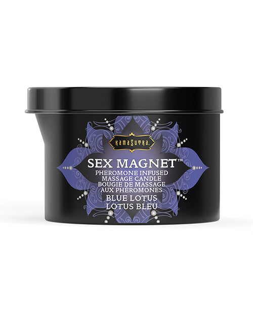 Kama Sutra Sex Magnet Candle w/Pour Spout - 6 oz Blue Lotus - Lady Maven - Maison du Maven