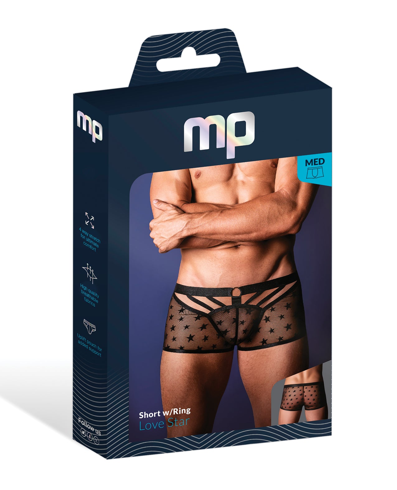 Love Star Short w/Ring - Black MD - Lady Maven - Maison du Maven