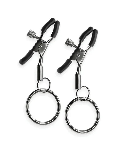 Bound C2 Nipple Clamps - Gunmetal for Sensational Sensory Play - Lady Maven - Maison du Maven