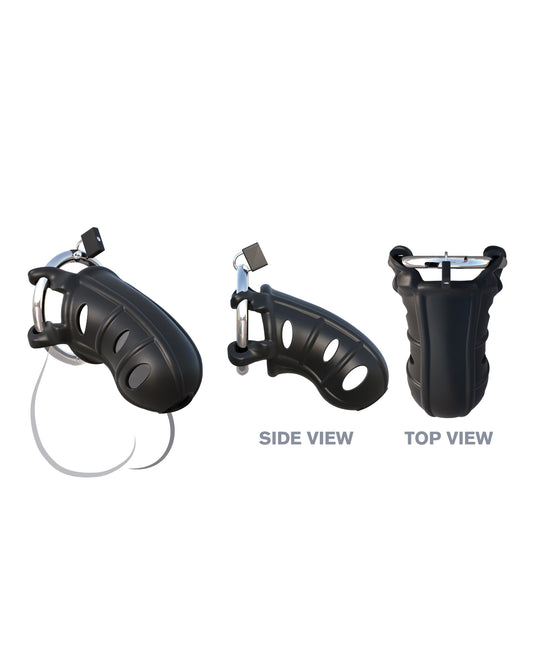 Fantasy C-Ringz Hardcore Silicone Cock Blocker - Black - Lady Maven - Maison du Maven