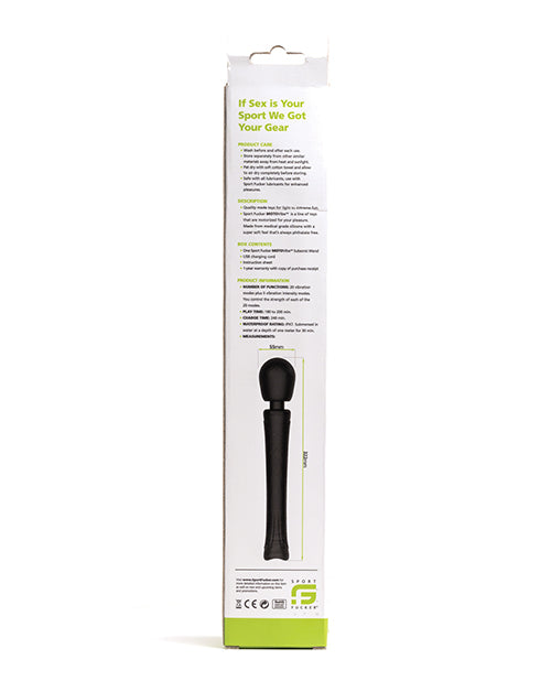 zSport Fucker Motovibe SubSonic Wand - Black - Lady Maven - Maison du Maven