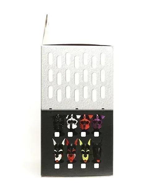 665 Bondage Pup Hood - O/S Black/Purple - Lady Maven - Maison du Maven