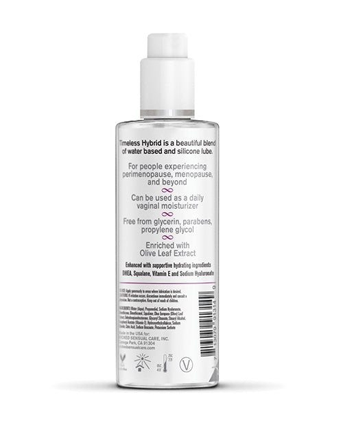 Wicked Sensual Care Simply Timeless Hybrid Water & Silicone Lubricant - 4 oz - Lady Maven - Maison du Maven