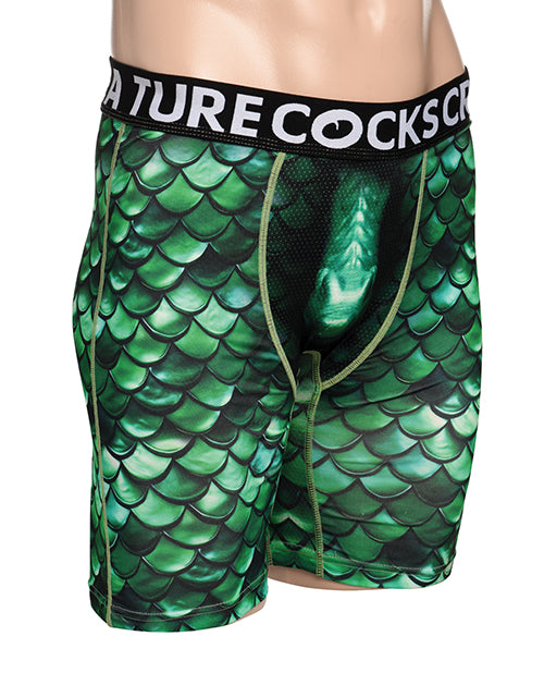 Creature Cocks - Creature Wear Cockness Monster Lake Creature Boxer Shorts - XL - Lady Maven - Maison du Maven