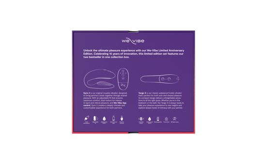 We-Vibe 15 Year Anniversary Collection - Black - Lady Maven - Maison du Maven