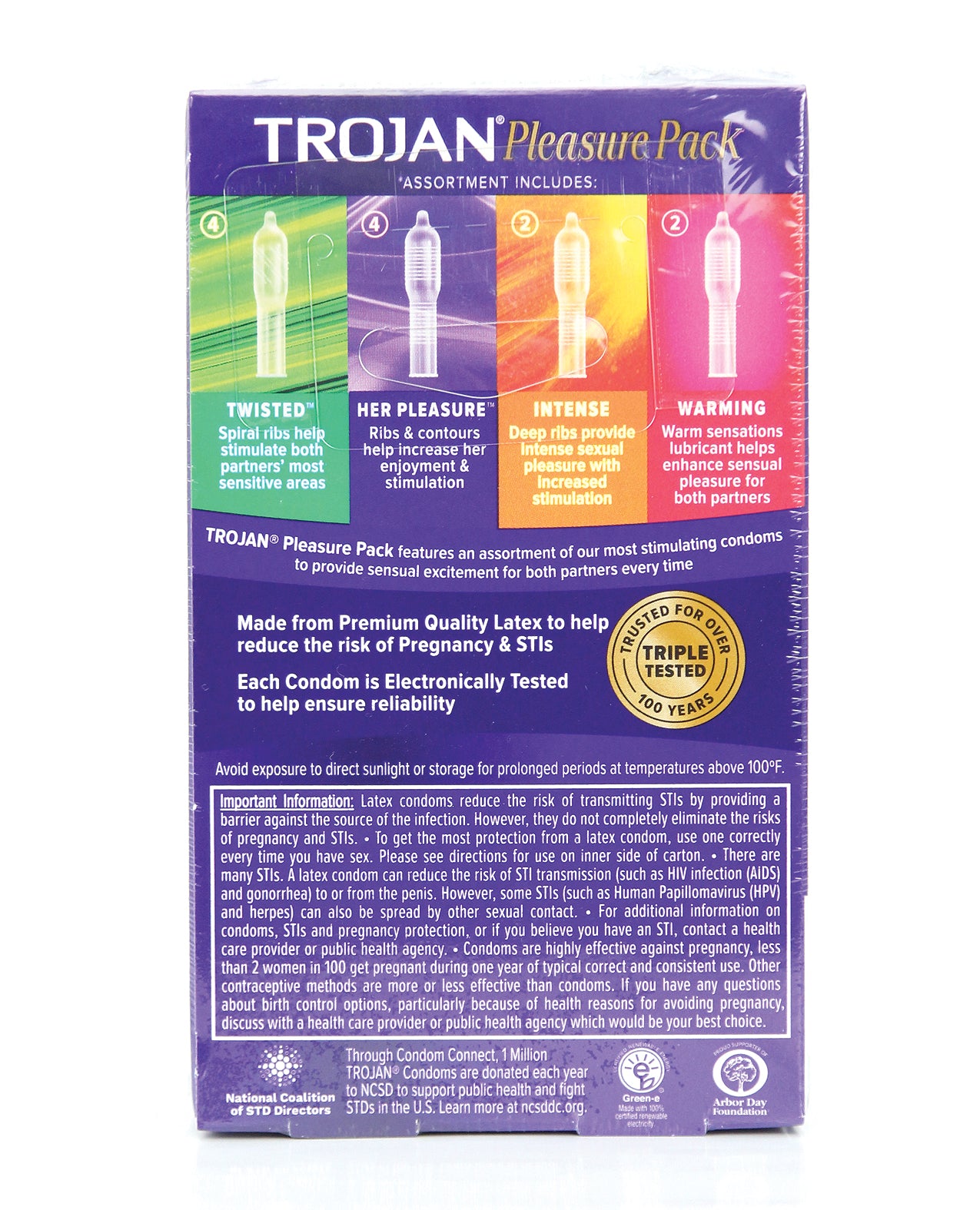 Trojan Pleasure Condoms - Asst. Box of 12 - Lady Maven - Maison du Maven