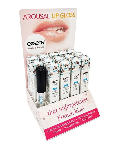 EXSENS of Paris Hot Kiss POS Display w/Tester - Coconut - Lady Maven - Maison du Maven