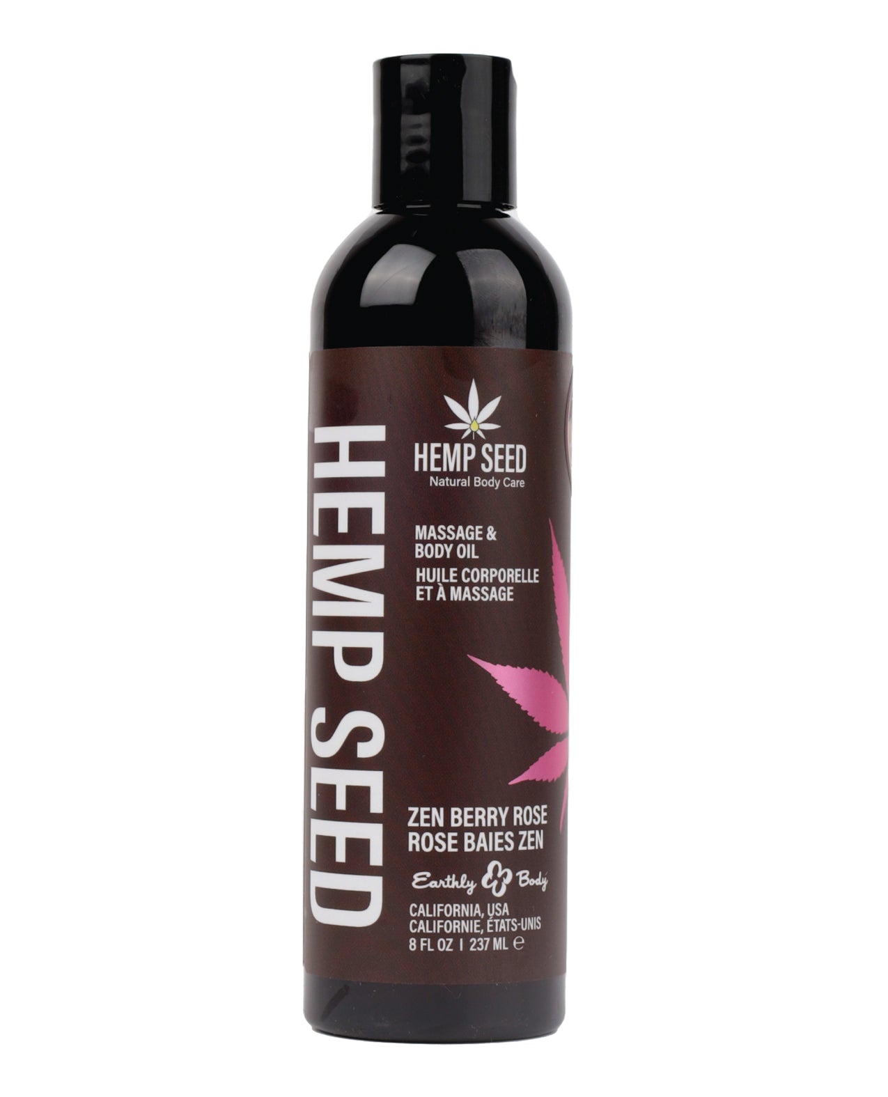 Earthly Body Massage & Body Oil - 8 oz Zen Berry Rose - Lady Maven - Maison du Maven