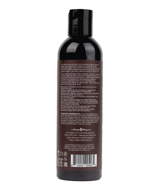 Earthly Body Massage & Body Oil - 8 oz Zen Berry Rose - Lady Maven - Maison du Maven