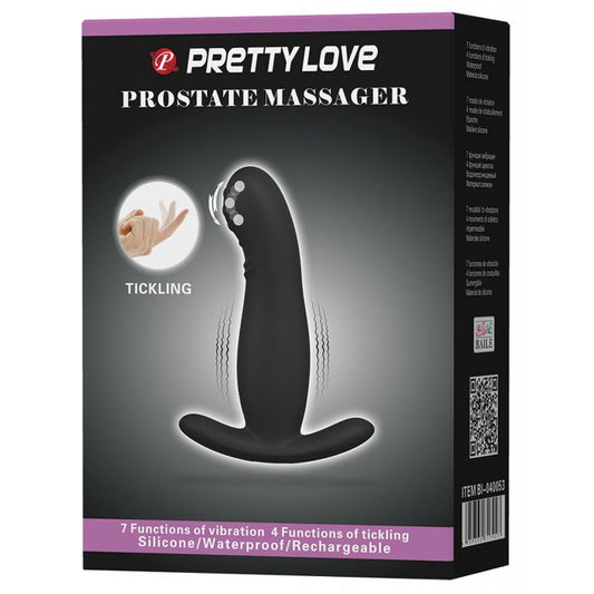 Pretty Love Eudora Vibrating Prostate Massager 7 Functions - Black