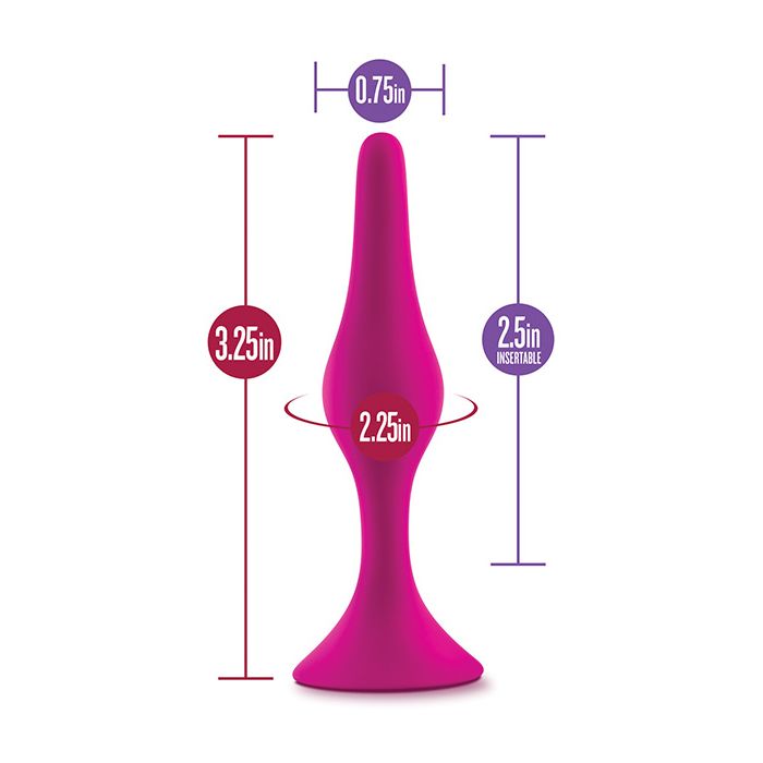 Blush Luxe Beginner Plug Small - Pink - Lady Maven - Maison du Maven