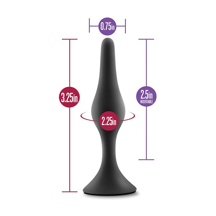 Blush Luxe Beginner Plug Small - Black - Lady Maven - Maison du Maven