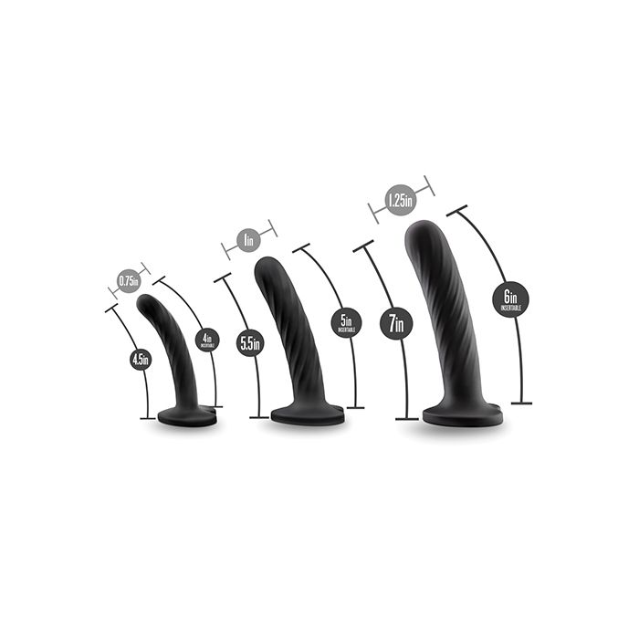 Blush Temptasia Twist Kit - Black Set of 3 - Lady Maven - Maison du Maven