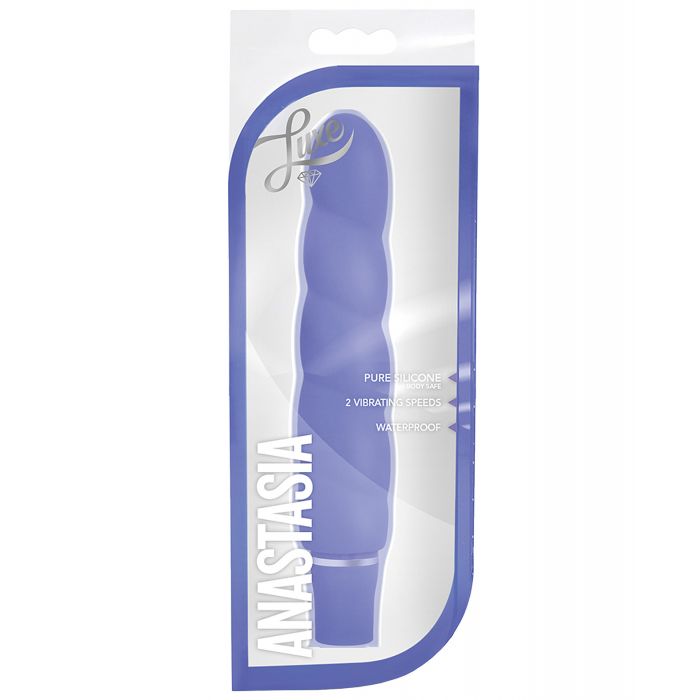 Blush Luxe Anastasia Silicone Vibrator - Periwinkle - Lady Maven - Maison du Maven