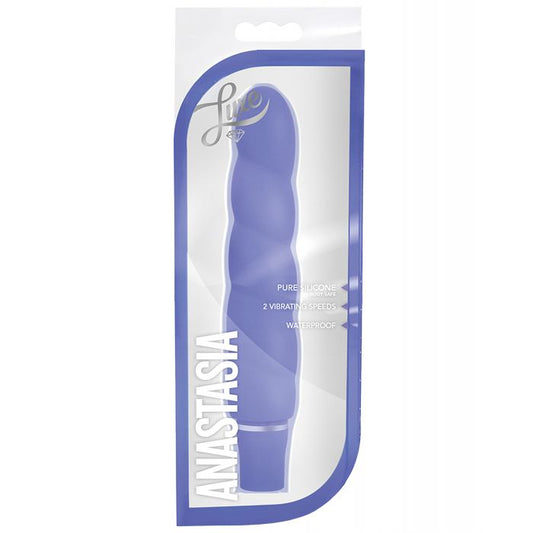 Blush Luxe Anastasia Silicone Vibrator - Periwinkle - Lady Maven - Maison du Maven