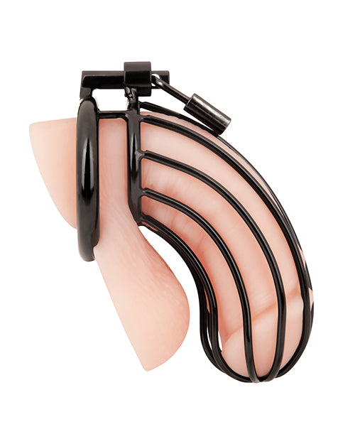 Blue Line Prisoner Cock Cage - Black - Lady Maven - Maison du Maven