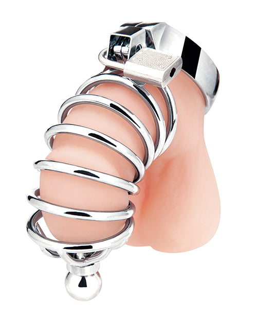 Blue Line Urethral Play Cage - Silver - Lady Maven - Maison du Maven
