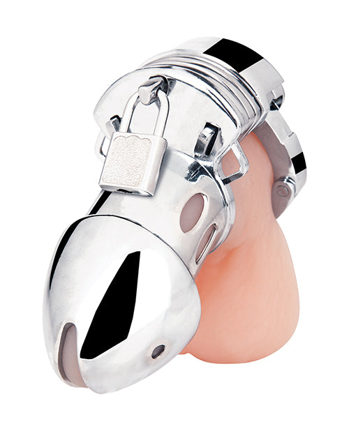 Blue Line Obedience Cage - Silver - Lady Maven - Maison du Maven