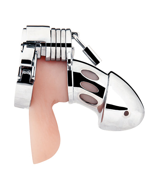 Blue Line Obedience Cage - Silver - Lady Maven - Maison du Maven