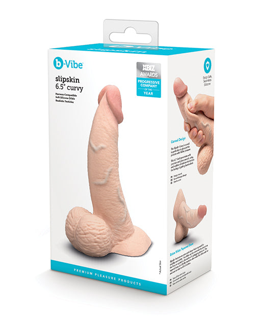 b-Vibe Slipskin 6.5" Curvy - Cream - Lady Maven - Maison du Maven