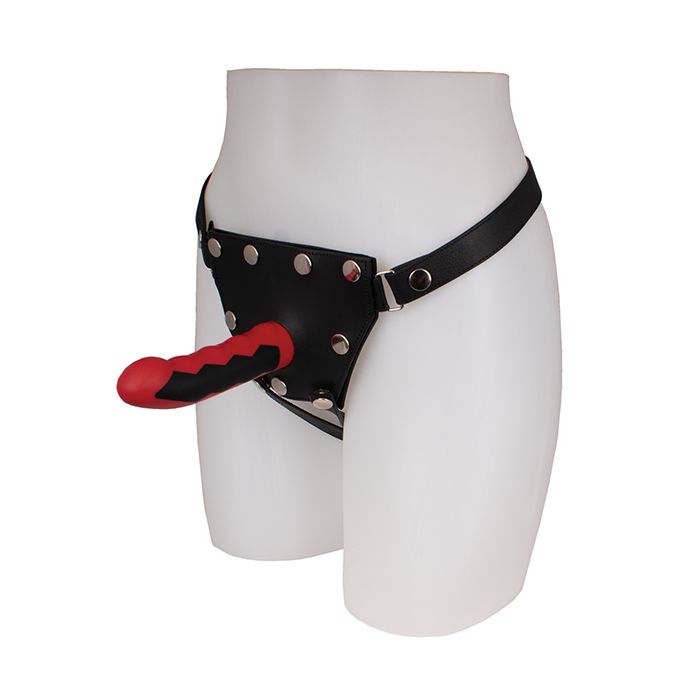 ElectraStim Silicone Fusion Komodo Dildo - Red/Black - Lady Maven - Maison du Maven