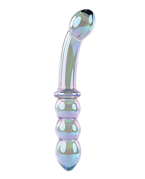 Gender X Lustrous Galaxy Wand Dual Ended Glass Massager - Green - Lady Maven - Maison du Maven