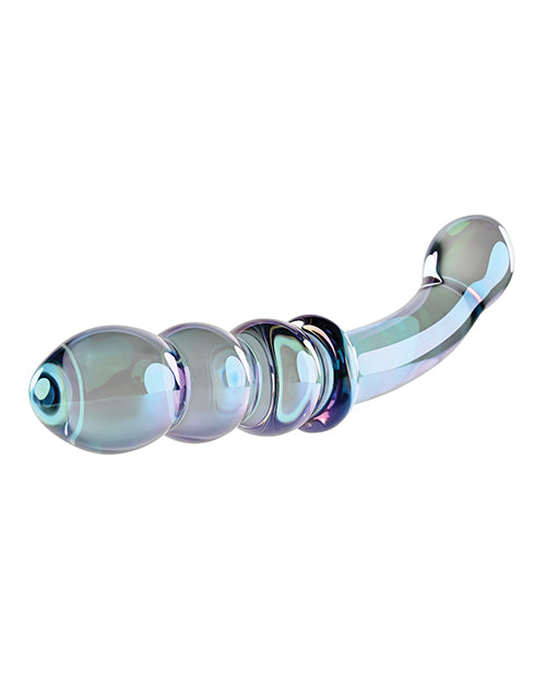 Gender X Lustrous Galaxy Wand Dual Ended Glass Massager - Green - Lady Maven - Maison du Maven