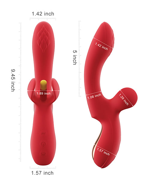 FORTEXA Kinky Finger Flapping Clit & G-Spot Vibrator with App Control - Lady Maven - Maison du Maven