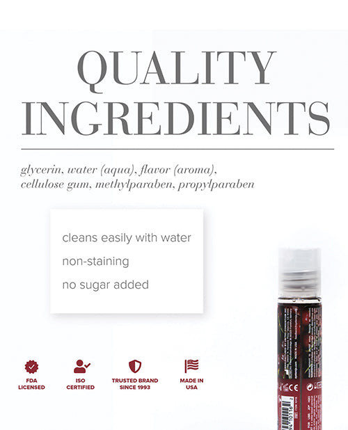 JO H2O - Cherry Lubricant 1 oz - Lady Maven - MaisonduMaven