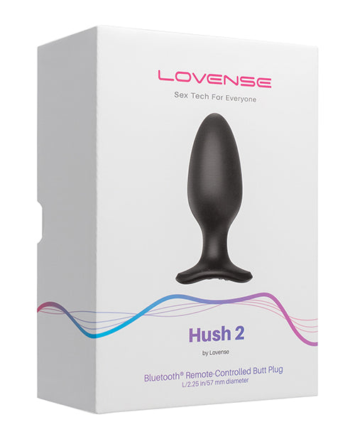 Lovense Hush 2 2.25" Butt Plug - Black - Lady Maven - Maison du Maven