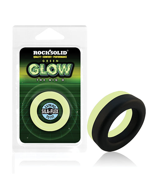 Rock Solid Glow in the Dark Big O Ring - Black/Green - Lady Maven - Maison du Maven