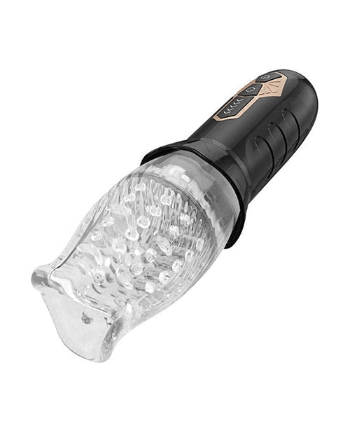 The Male Rose (Original) Gawk Gawk 3000 Rotating Blow Job Simulator - Black - Lady Maven - Maison du Maven