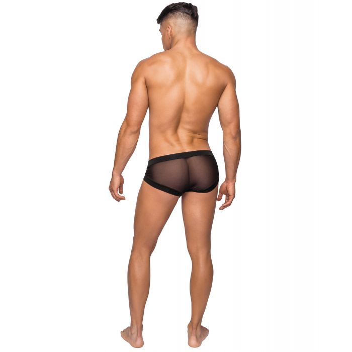 Hoser Stretch Mesh Micro Mini Short Black MD - Lady Maven - Maison du Maven