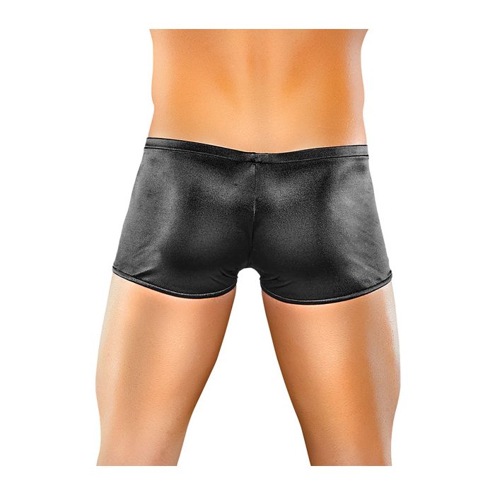 Male Power Satin Lycra Boxer Black X Large - Lady Maven - Maison du Maven