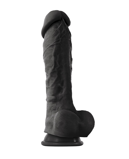 ColourSoft 8" Soft Dildo - Black - Lady Maven - Maison du Maven