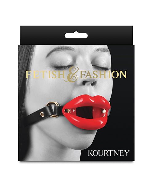 Fetish & Fashion Kourtney Gag - Black/Red - Lady Maven - Maison du Maven