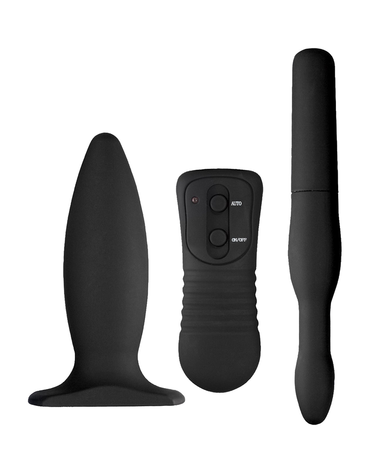 My 1st Anal Explorer Kit Vibrating Butt Plug and Please - Black - Lady Maven - Maison du Maven