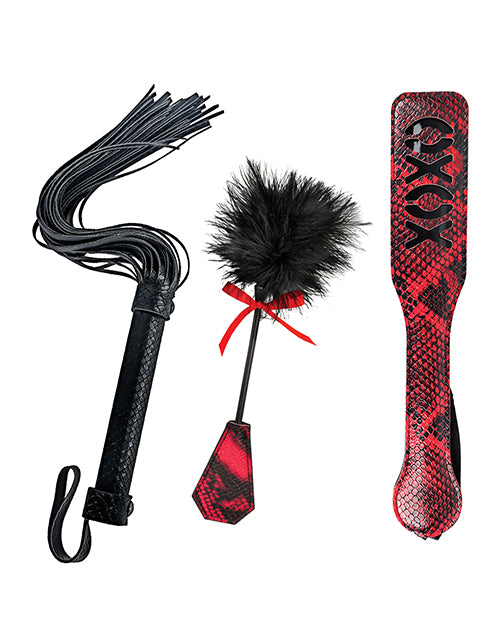Lovers Kits Whip, Tickle & Paddle - Lady Maven - Maison du Maven