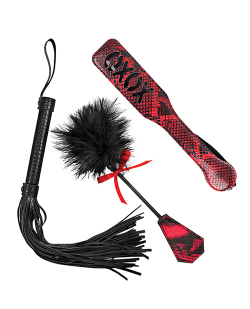 Lovers Kits Whip, Tickle & Paddle - Lady Maven - Maison du Maven