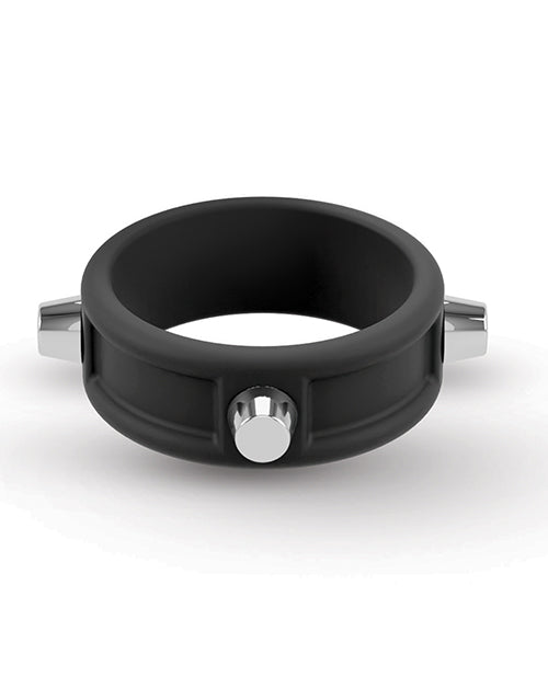 Rebel Cock Ring w/Studs - Black - Lady Maven - Maison du Maven