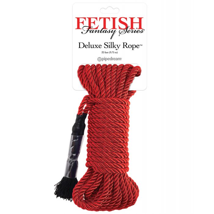 Fetish Fantasy Series Deluxe Silk Rope - Red - Lady Maven - Maison du Maven